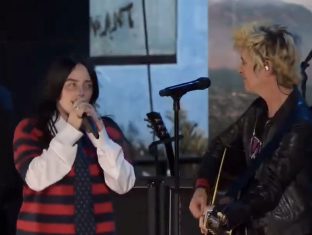 Watch Billie Eilish Join Green Day On “Last Night On Earth” At FireAid