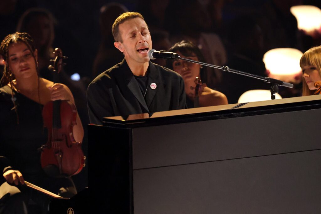 Watch Chris Martin Perform Coldplay’s “All My Love” During 2025 Grammys In Memoriam