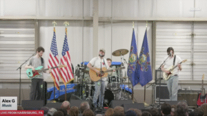 Watch Alex G Open For Bernie Sanders In Harrisburg