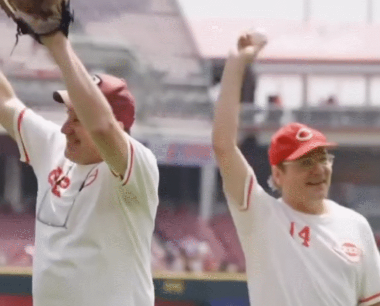Watch Pavement Throw Out The First Pitch At Cincinnati Reds Game