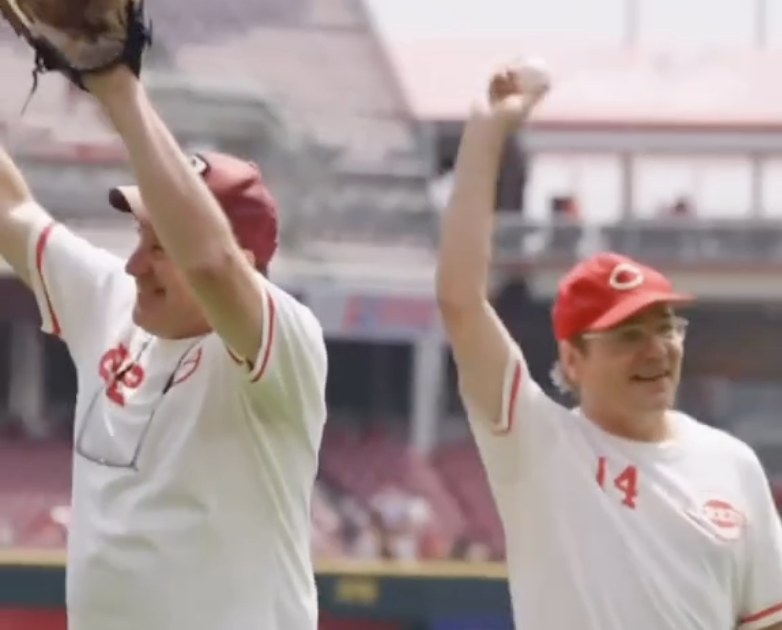 Watch Pavement Throw Out The First Pitch At Cincinnati Reds Game