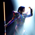 Katy Perry Nearly Falls Off Malfunctioning Butterfly Prop In San Francisco