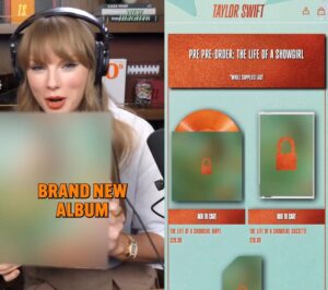 Taylor Swift Announces New Album The Life Of A Showgirl