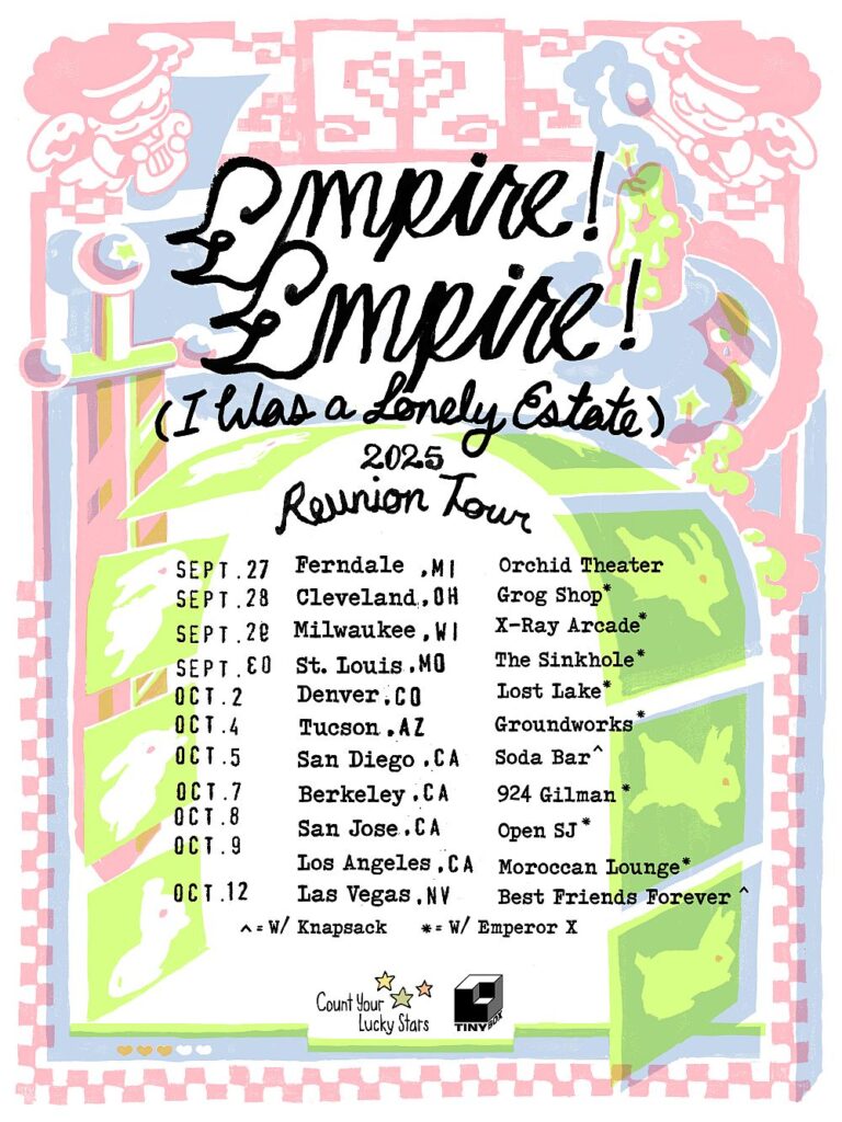 Empire! Empire! (I Was A Lonely Estate) Announce Reunion Tour