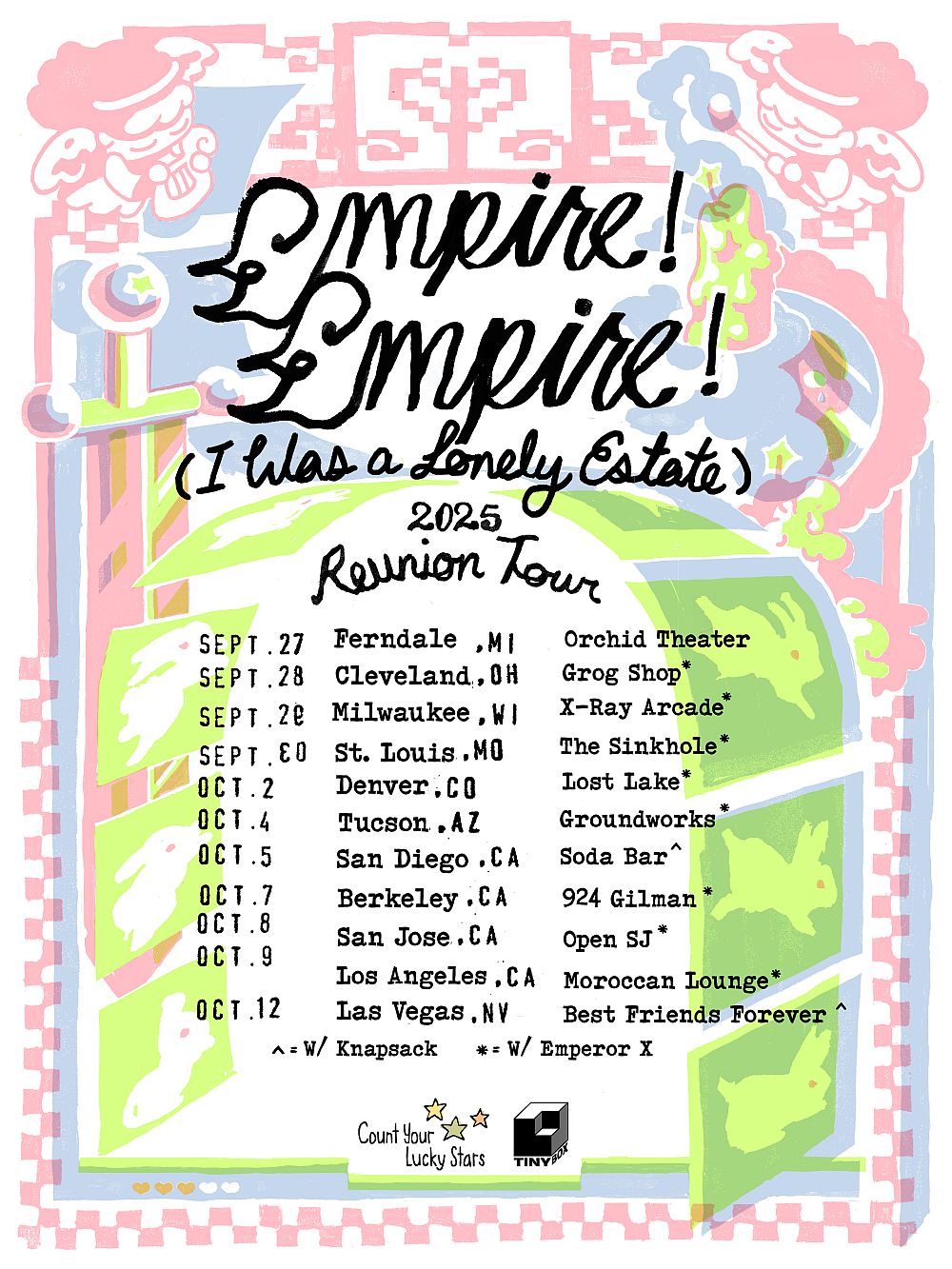 Empire! Empire! (I Was A Lonely Estate) Announce Reunion Tour