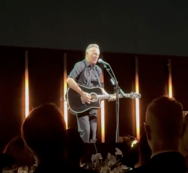 Bruce Springsteen Performs Rare “Streets Of Philadelphia” And Receives Academy Museum Gala Award