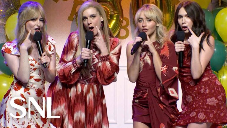 Sabrina Carpenter Reunites With Domingo In SNL Hosting Debut