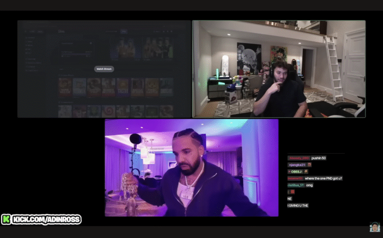 Drake And Adin Ross Sued Over Gambling Streams