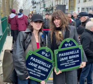 Jane Birkin Bridge Unveiled In Paris
