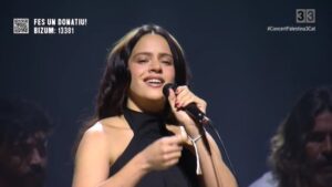 Rosalía Gives Surprise Performance At Palestine Benefit In Barcelona